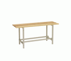 Banco de vestuario montado con asiento de madera Wood Bench 320 Simonrack