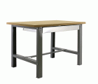 Banco de trabajo con tornillos, bandeja de madera y cajon Simonwork Bt6 box 750 Simonrack
