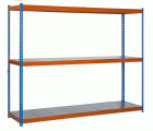 Estanteria metalica sin tornillos con bandejas de metal Ecoforte 1207-3 Simonrack