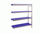 Estanteria de acero inoxidable con bandejas de polipropileno Simoninox Aditional 4PP 500 Simonrack