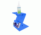 PEANA DISPENSADOR SOBREMESA 2-JG 36x30x21 AZUL
