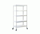 Estanteria metalica sin tornillos y con ruedas Simongarden Bricoforte 1006-5 Simonrack