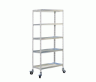 Estanteria metalica sin tornillos y con ruedas Simongarden Click 5/300 Simonrack