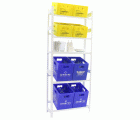 KIT SIMONBOTTLE SHELF 4-1 - 2000x800x300 BLANCO
