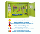 KIT CABINET TOOLS PANNEL 900mm VERDE