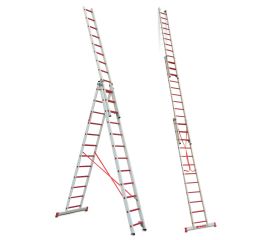 3TFV | Escalera multiusos de 3 tramos de fibra de vidrio