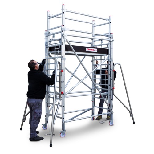 RAPIDO 160-S | Andamio Extensible con cuerda de 160x80 cm.