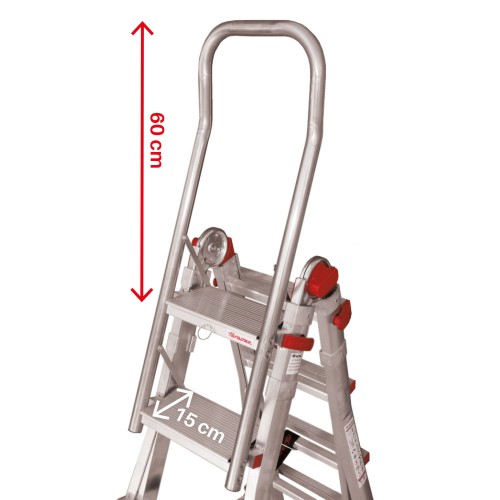BRA-TELES | Barandilla de seguridad desmontable para escalera TELES