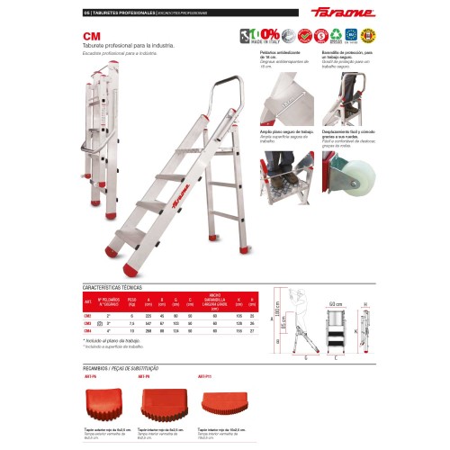 CM | Taburete profesional para la industria