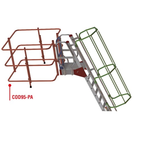 COD95-PA | Parapeto de seguridad para trabajos en altura