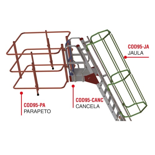 COD95-B | Escalera de acceso a camiones cisterna
