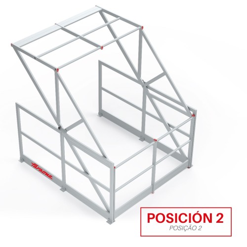 E-SAFETY | Barandilla basculante de seguridad en aluminio