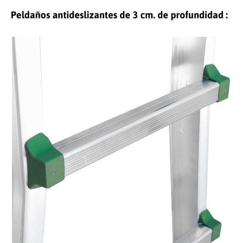 ES-TELE | Escalera telescópica multiusos de uso doméstico