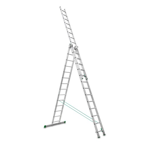 ESCALERA 3 TRAMOS CON BASE 14 PELDAÑOS