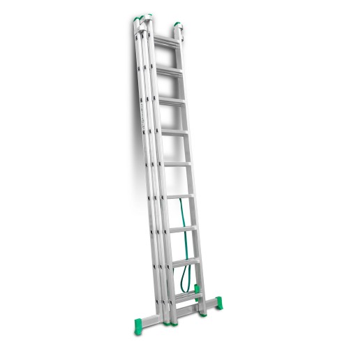 ESCALERA 3 TRAMOS CON BASE 9 PELDAÑOS
