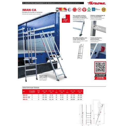IMAN-CA | Escalera de acceso a camiones