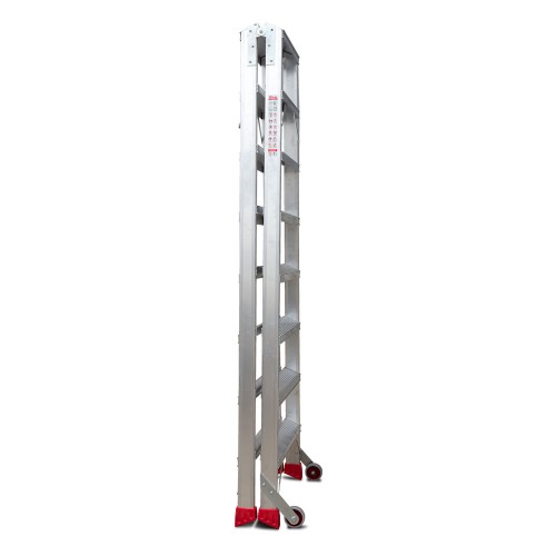 NDS | Escalera de tijera de doble subida Peldaños 8+8