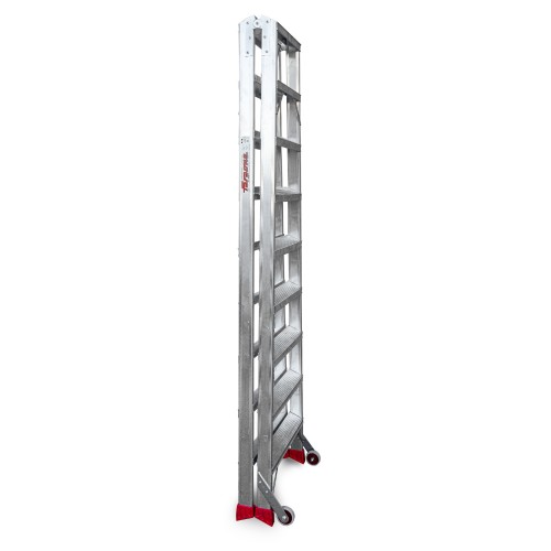 NDS | Escalera de tijera de doble subida Peldaños 9+9