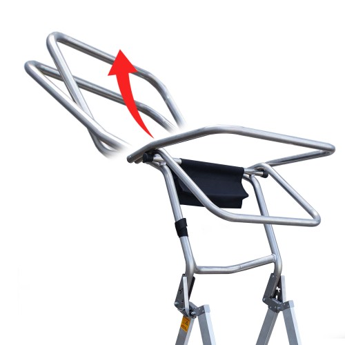 PL-COMPACT | Escalera plegable con amplia plataforma de trabajo