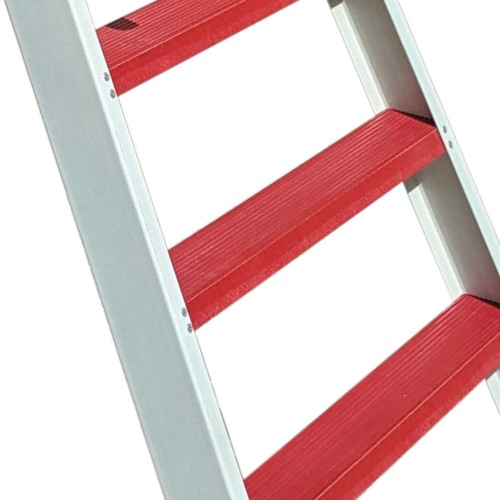 PL-FIBRA | Escalera de fibra con amplia plataforma