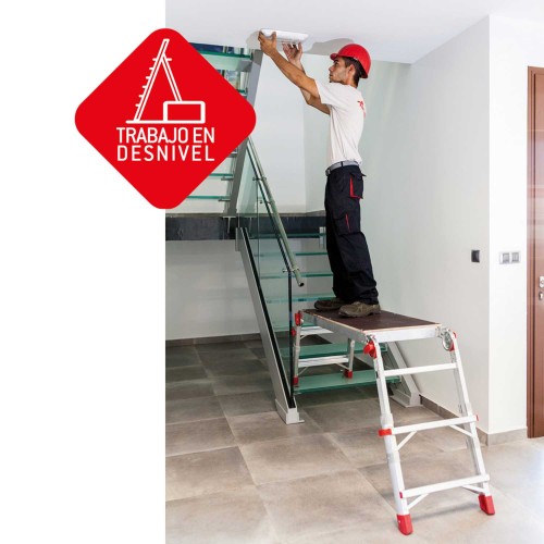PLAT | Plataforma de trabajo plegable y regulable en altura