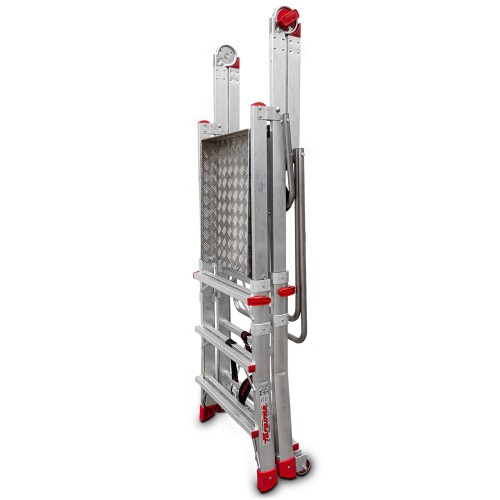 PLS | Escalera con amplia plataforma y 3 peldaños.