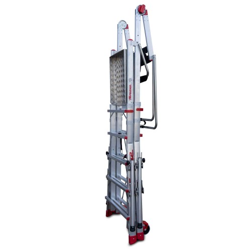 PLS | Escalera con amplia plataforma y altura regulable