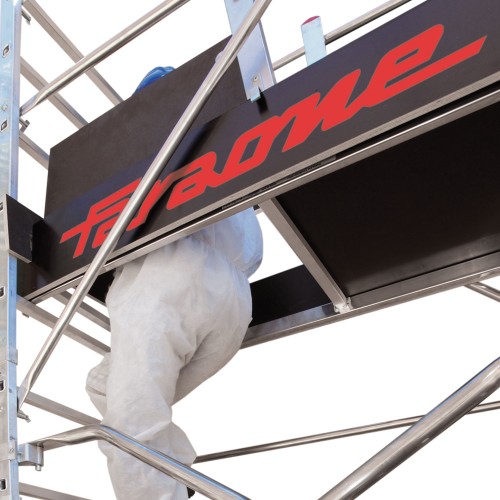 RAPIDO 140 | Andamio de aluminio con ruedas y plataforma de 140x60 cm.