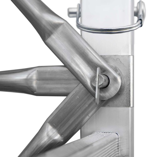 RAPIDO 140 | Andamio de aluminio con ruedas y plataforma de 140x60 cm.