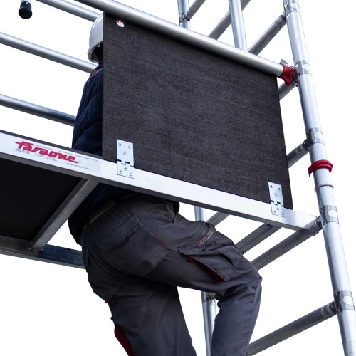 RAPIDO SUPER 180 | Andamio con ruedas y plataforma 100x180cm.