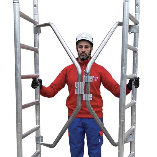 RAPIDO SUPER 180 | Andamio con ruedas y plataforma 100x180cm.
