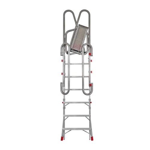 SCRT | Escalera plegable para camión con altura regulable.