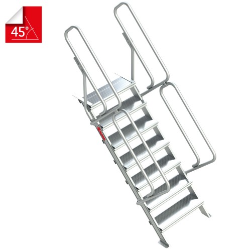 SG45 | Escalera para entreplantas y altillos| Inclinación 45º