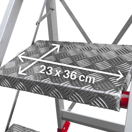 SGP | Taburete de alta seguridad en aluminio