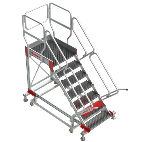 SY-T | Escalera con plataforma y cuatro ruedas | TRAMEX