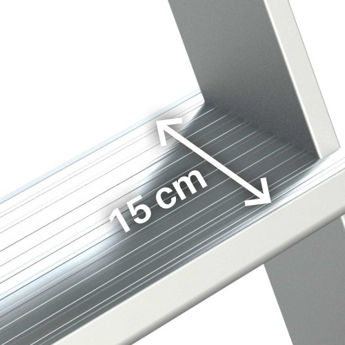 SP60 | Escalera puente de aluminio con plataforma | Inclinación 60º
