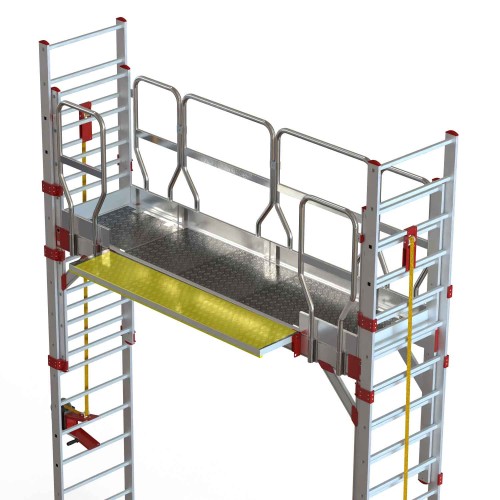 TSA320-SP | Panel lateral ajustable apoyado en el vehículo