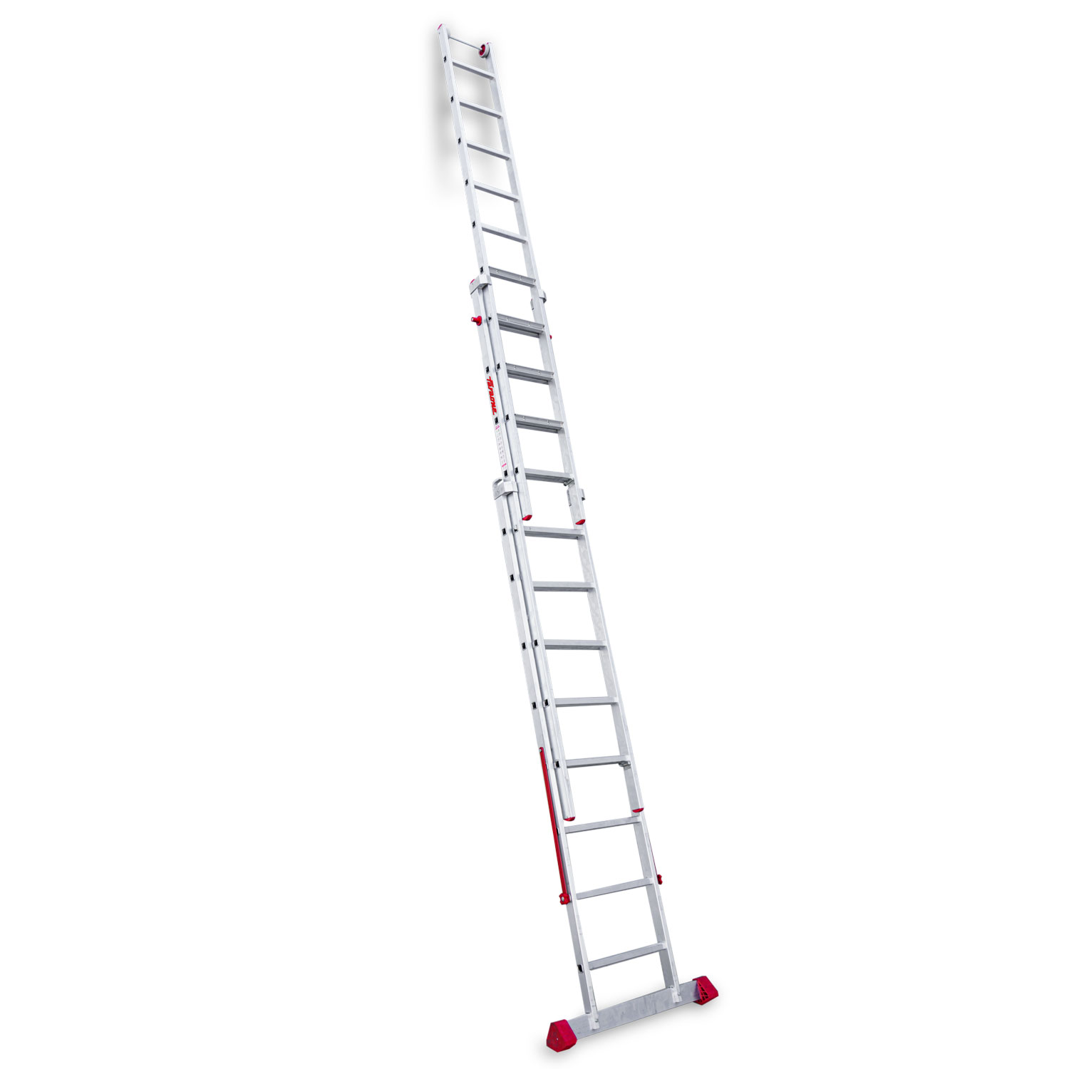 EN1500 | Escalera multiuso de 3 tramos con peldaños cómodos Peldaños 9+10+10