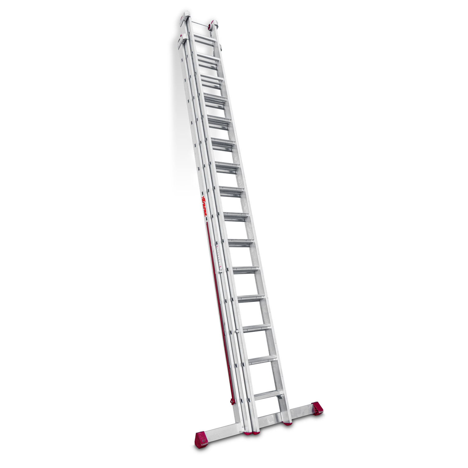 EN1500 | Escalera multiuso de 3 tramos con peldaños cómodos Peldaños 14+15+15