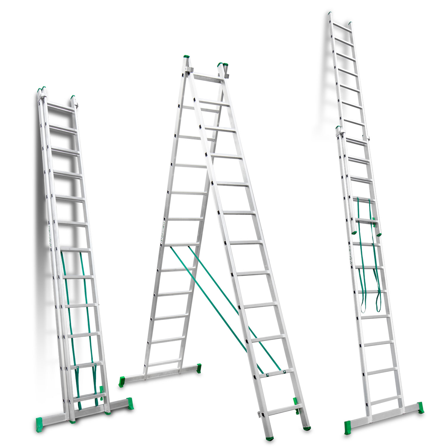 ESCALERA 2 TRAMOS CON BASE 12 PELD