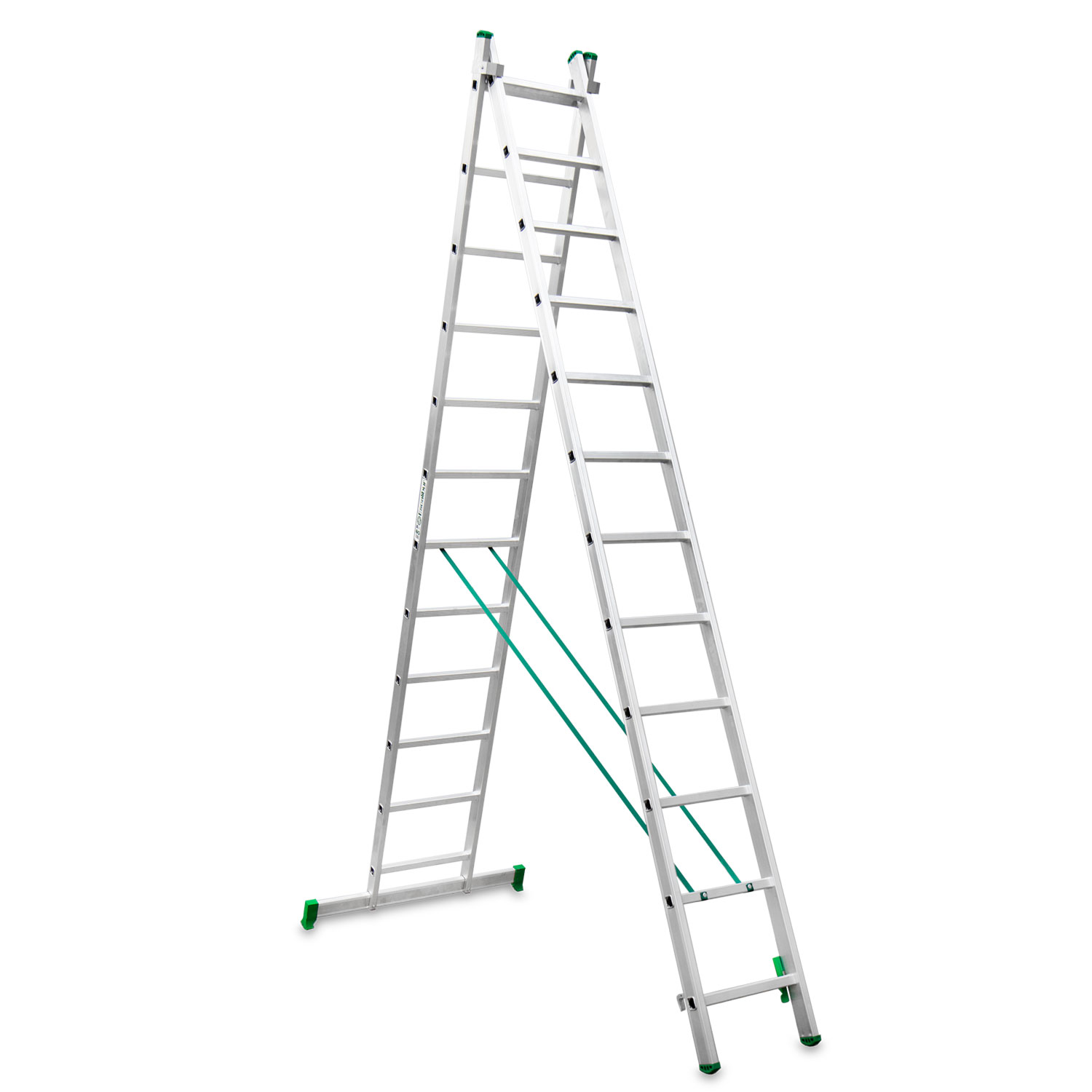 ESCALERA 2 TRAMOS CON BASE 12 PELD