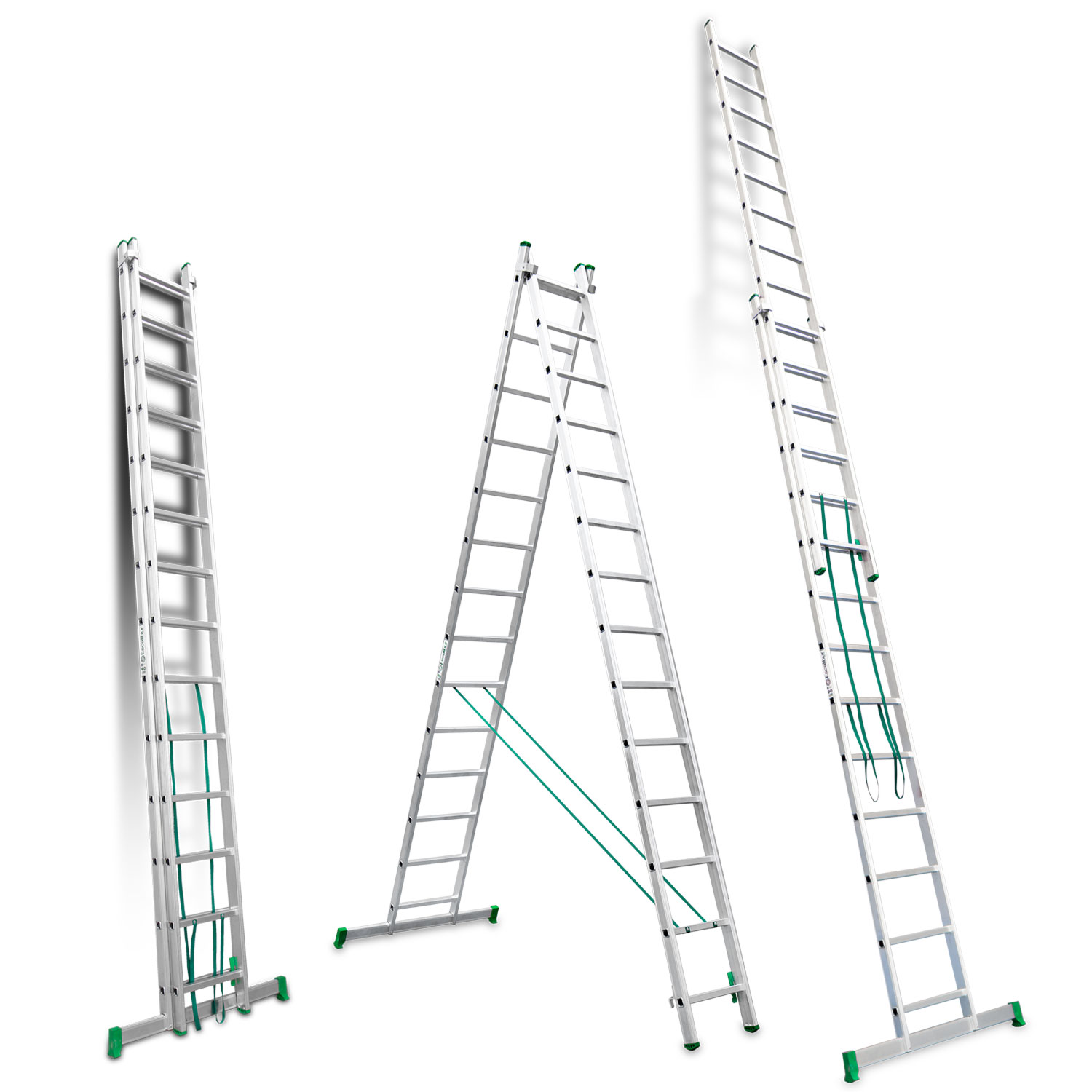 ESCALERA 2 TRAMOS CON BASE 14 PELD