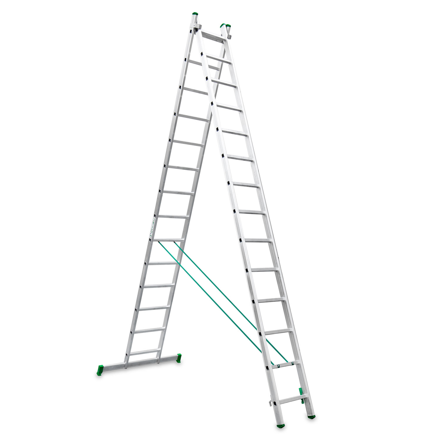 ESCALERA 2 TRAMOS CON BASE 14 PELD