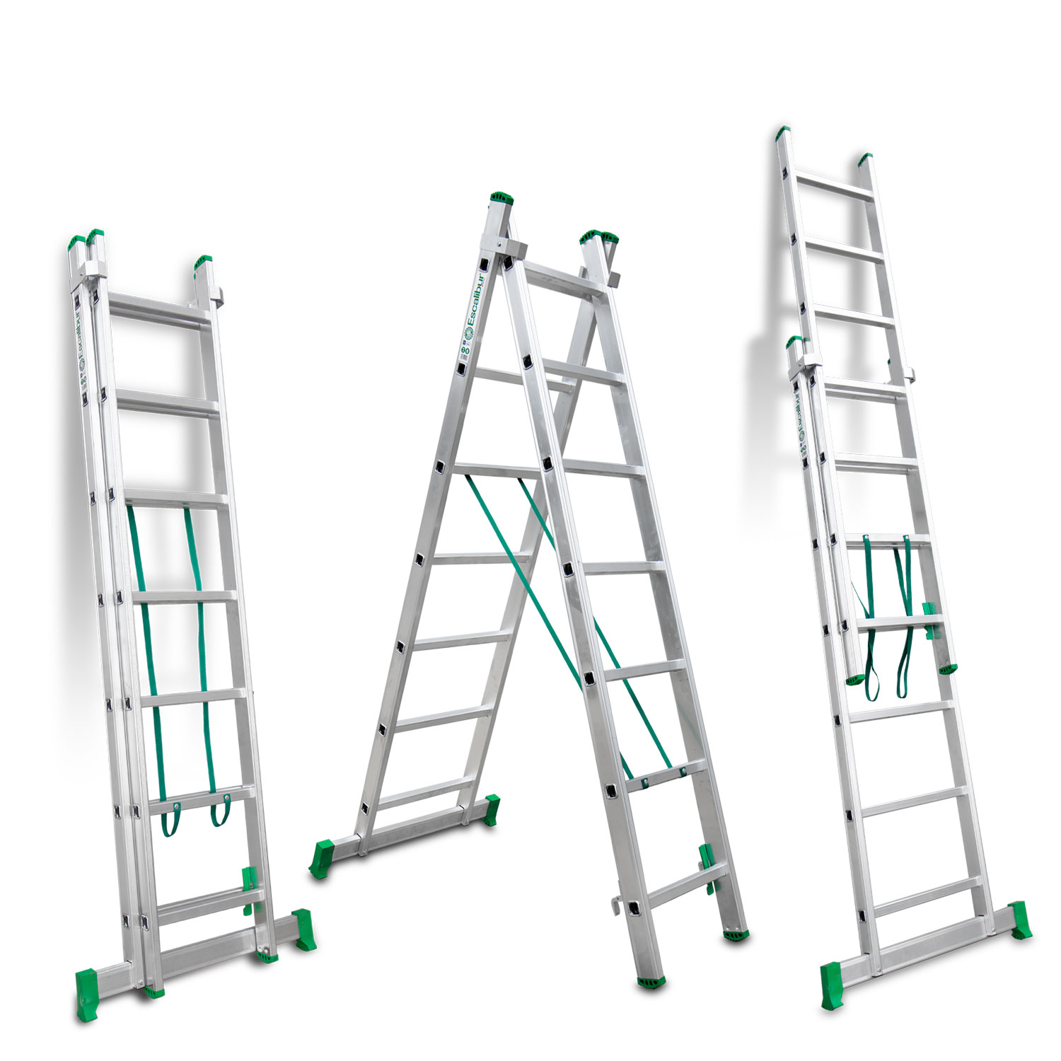 ESCALERA 2 TRAMOS CON BASE 7 PELD