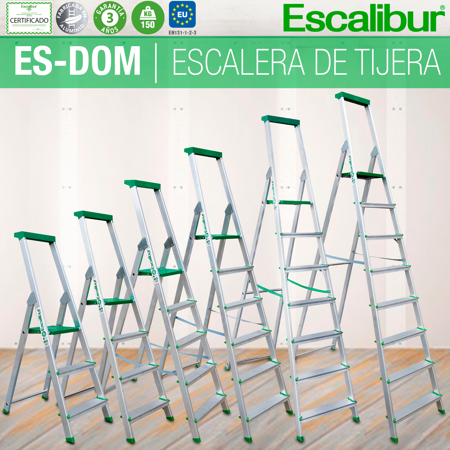 ES-DOM | Escalera de tijera para uso doméstico