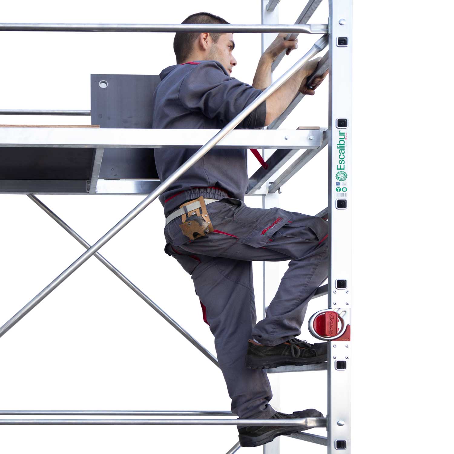 ES-PONTAL | Miniandamio de aluminio con sistema de plegado rápido