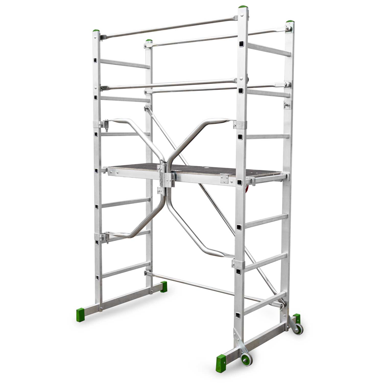 ES-PONTAL | Miniandamio de aluminio con sistema de plegado rápido