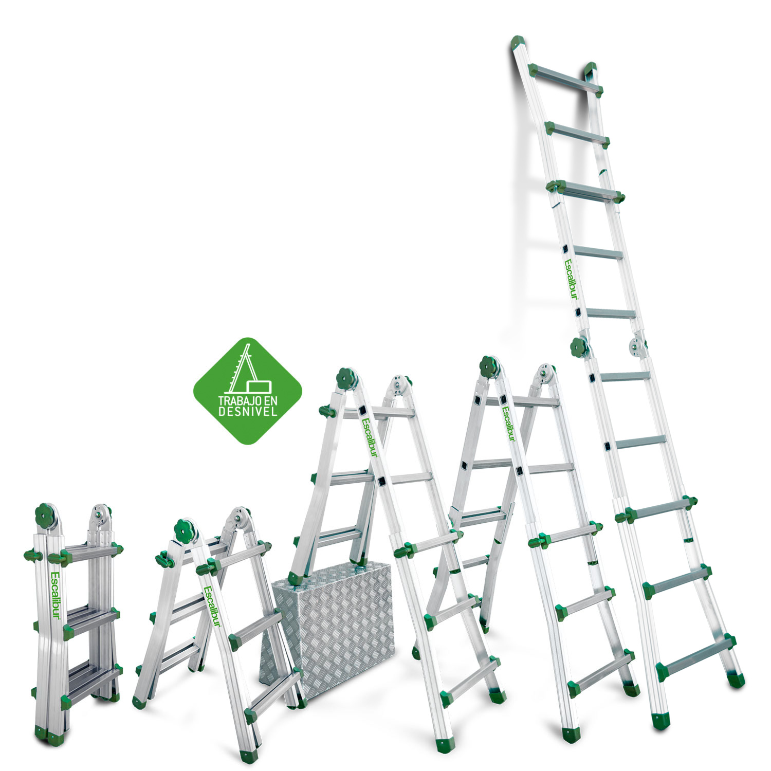 ESC. TELESCOPICA DE ALUMINIO 3X4