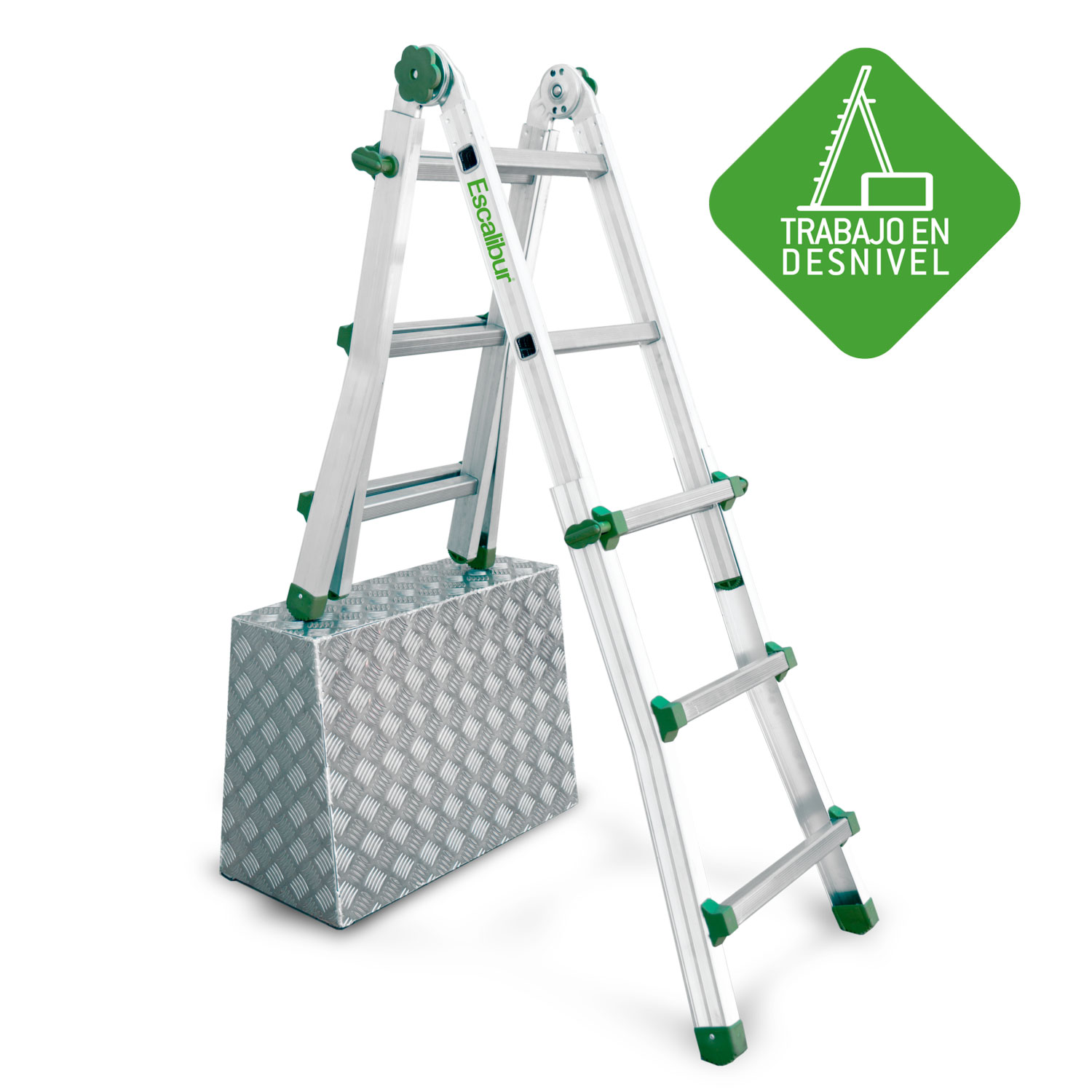 ESC. TELESCOPICA DE ALUMINIO 3X4