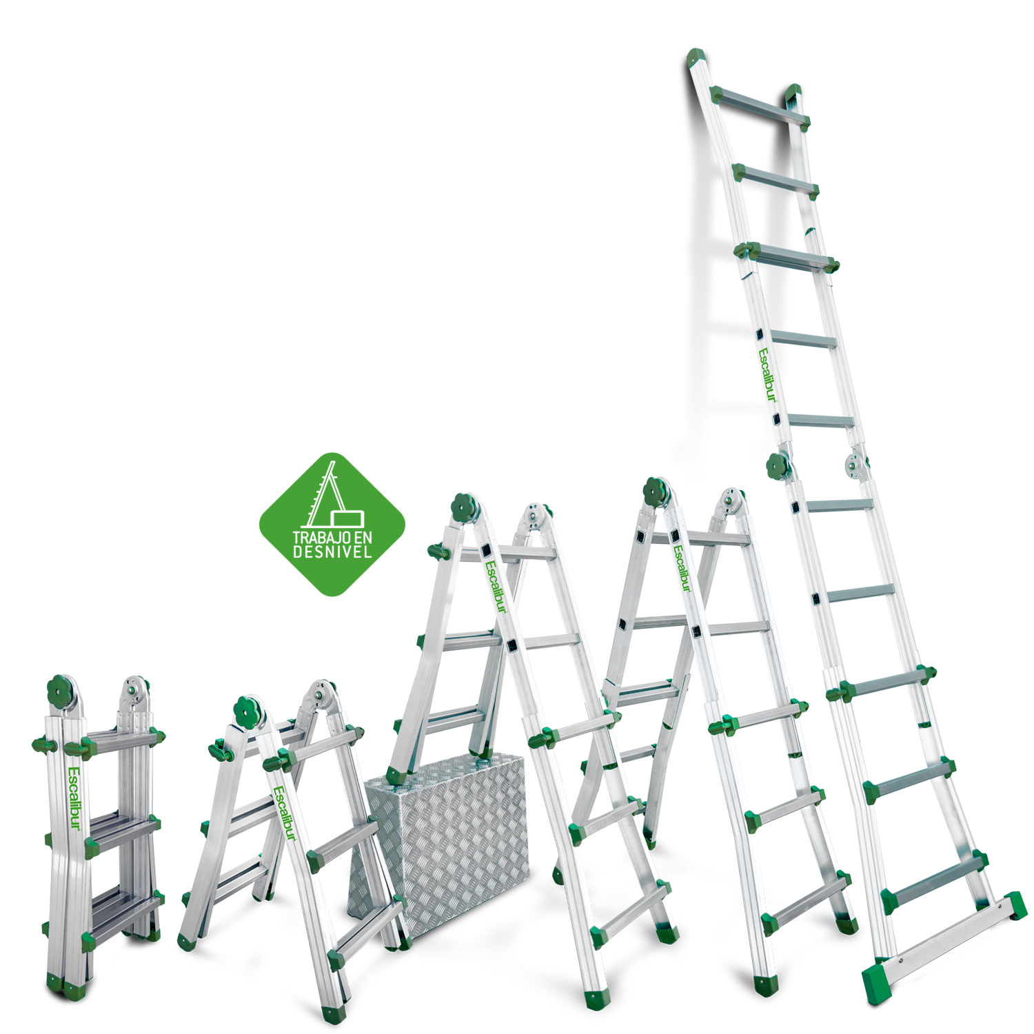 ESC. TELESCOPICA DE ALUMINIO 3X4